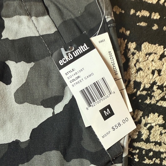 Ecko Unlimited Gray Camouflage Joggers - Picture 3 of 6